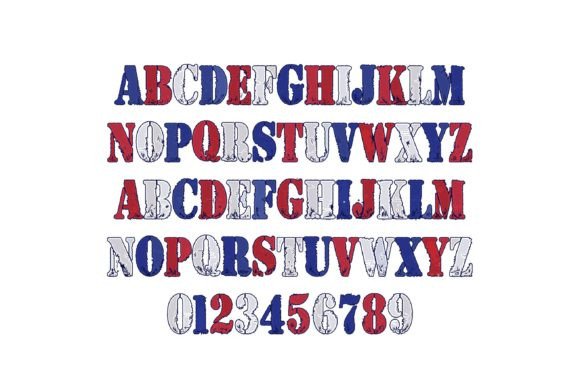 Freedom Rings Font PNG with transparent background - Preview 1