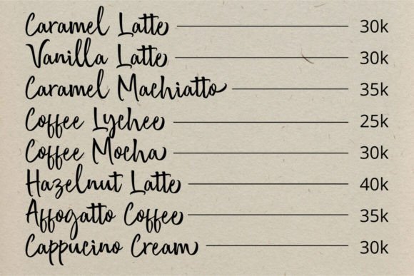 Gersival Script Font - Preview 3