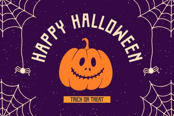 Halloween Sublimation Font PNG with transparent background - Preview 1