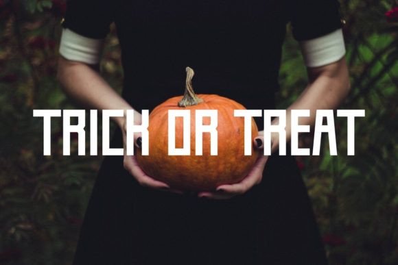 Halloween Sublimation Font PNG with transparent background - Preview 2