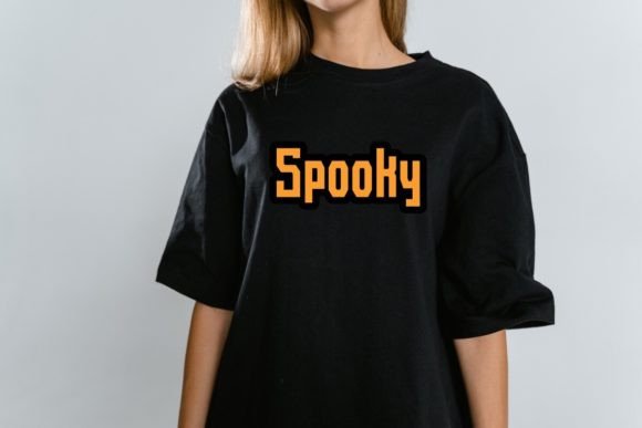 Halloween Sublimation Font PNG with transparent background - Preview 4