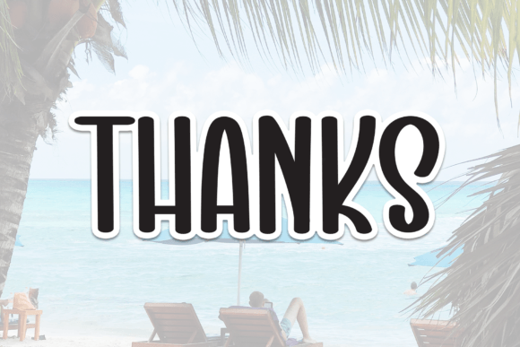Happy Beach Font - Preview 6
