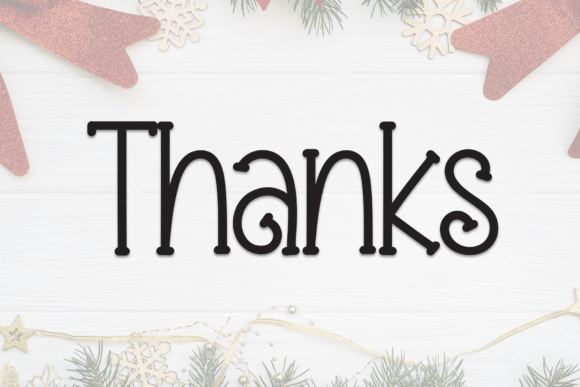 Happy Chistmas Font PNG with transparent background - Preview 6