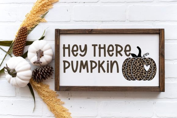 Hey Pumpkin Font PNG with transparent background - Preview 2