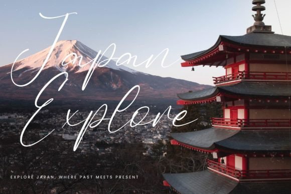 Historic Yukata Font PNG with transparent background - Preview 2