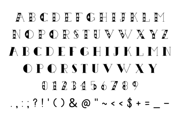 Horror Halloween Font PNG with transparent background - Preview 1