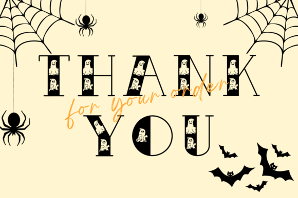 Horror Halloween Font PNG with transparent background - Preview 4