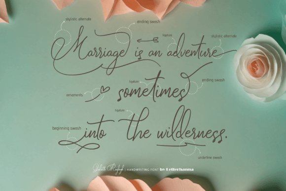 Juliette Rayleigh Font PNG with transparent background - Preview 1