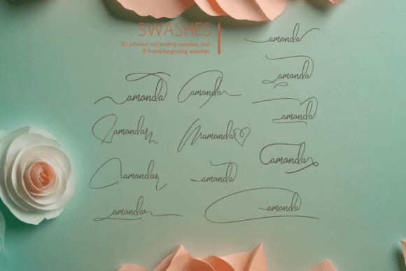 Juliette Rayleigh Font PNG with transparent background - Preview 5