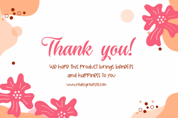 Retro Hippie Font PNG with transparent background - Preview 4