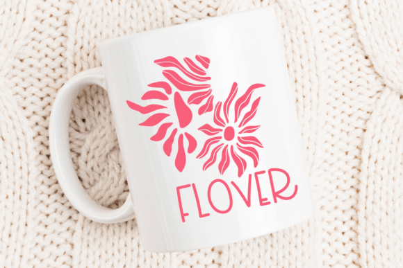 Retro Hippie Font PNG with transparent background - Preview 5