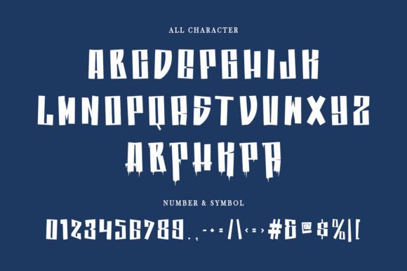 Rezhett Font PNG with transparent background - Preview 6