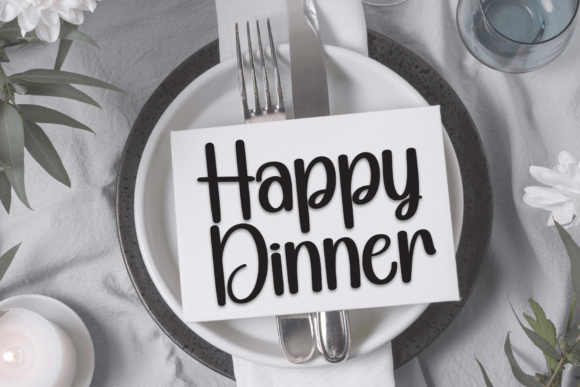 Romantic Comedy Font PNG with transparent background - Preview 4