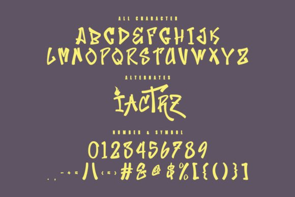 Rossick Dizplay Font PNG with transparent background - Preview 6