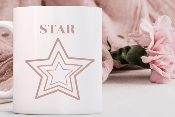 Shape Stamps Font PNG with transparent background - Preview 5