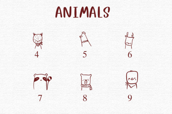 Animals Font - Preview 3