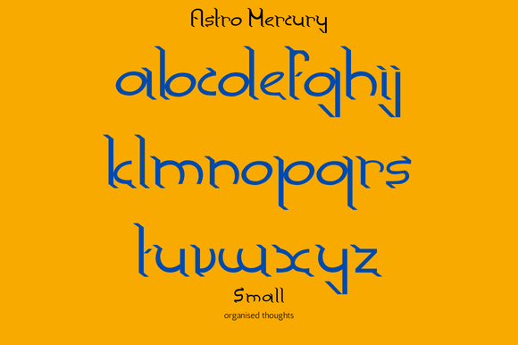 Astro Mercury Font - Preview 4
