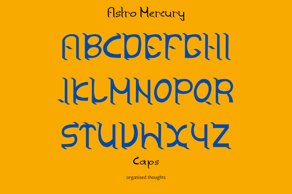 Astro Mercury Font - Preview 5