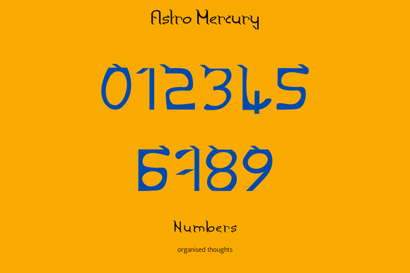 Astro Mercury Font - Preview 6