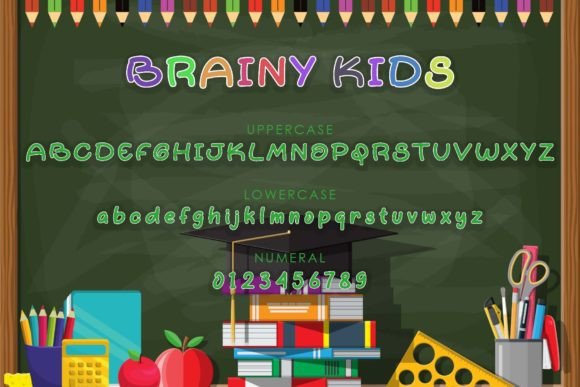 Brainy Kids Font - Preview 4