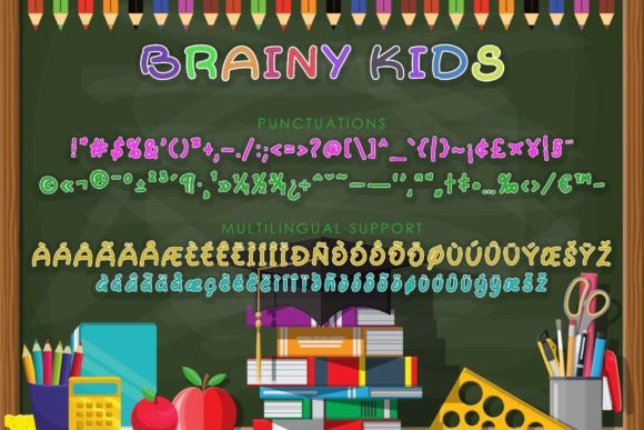 Brainy Kids Font - Preview 5