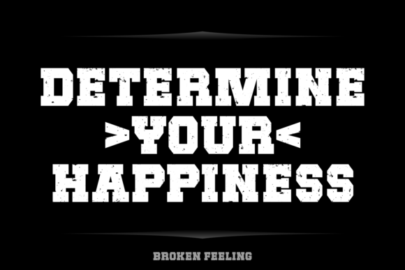 Broken Feeling Font - Preview 2