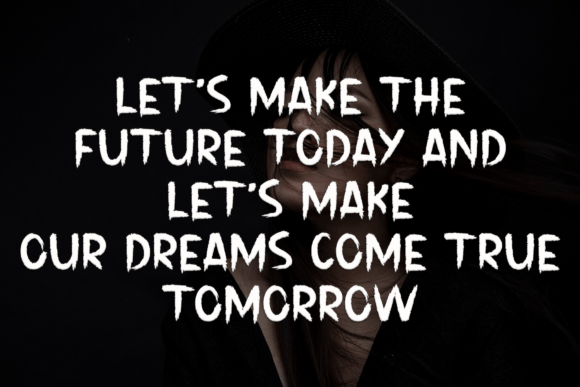 Brush Sharp Font - Preview 3