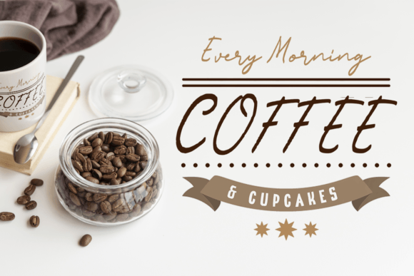 Cafein Font - Preview 1