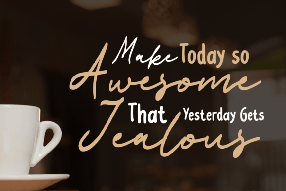 Cafein Font - Preview 3