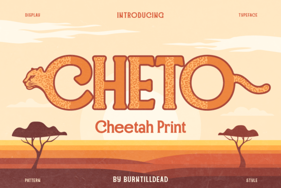 Cheto Font PNG with transparent background - Preview 1