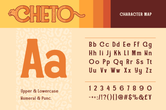 Cheto Font PNG with transparent background - Preview 2