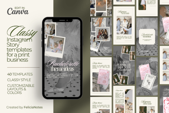 Dark Theme Instagram Story Template Graphic by Felicia Notes · Creative ...