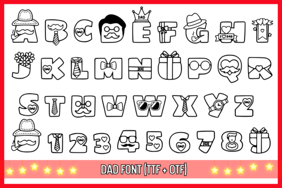Dad Font - Preview 1