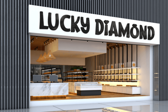 Diamond Cartoon Font - Preview 4