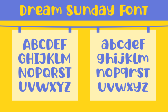 Dream Sunday Font - Preview 4