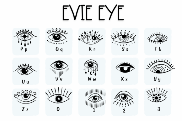 Evil Eye Font - Preview 2