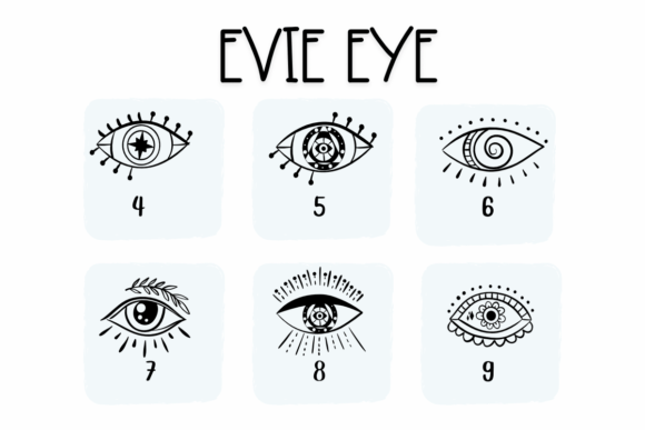 Evil Eye Font - Preview 3
