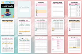 Editable Ultimate Student Planner Graphic by KDP GRAVITY · Creative Fabrica