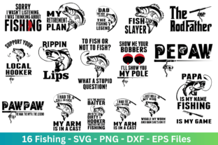 Fishing Fisherman Bundle Graphic by SonnyDesigns · Creative Fabrica