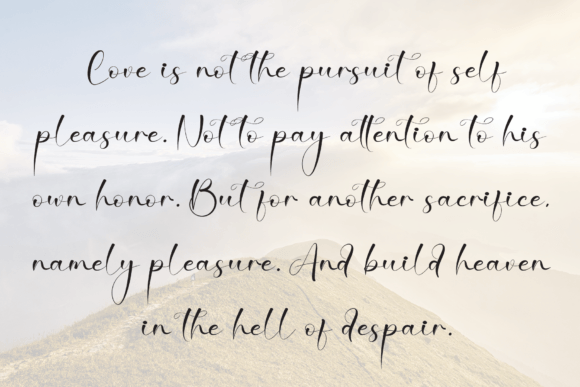 Flower Roselya Font - Preview 5