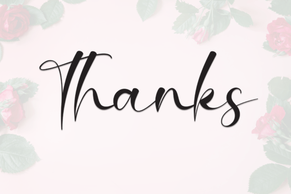 Flower Roselya Font - Preview 6