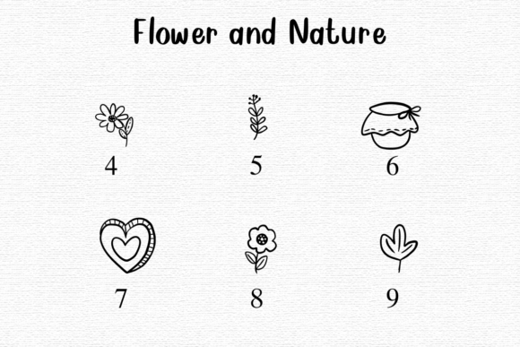 Flower and Nature Font - Preview 3