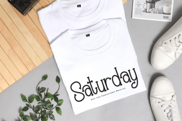 Happy Weekend Font PNG with transparent background - Preview 1