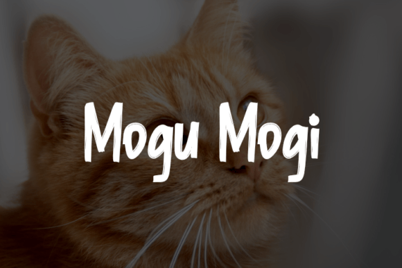 Mogu Dama Font PNG with transparent background - Preview 2