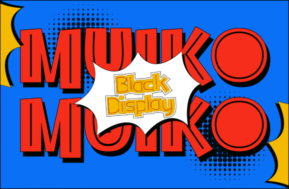 Muiko Font PNG with transparent background - Preview 2