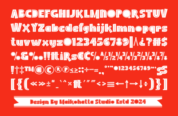 Muiko Font PNG with transparent background - Preview 5