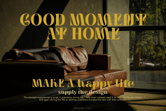 Pirtens Font PNG with transparent background - Preview 6
