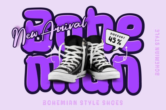 Shoeshine Font PNG with transparent background - Preview 2
