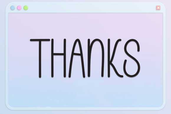 Simple Screen Font PNG with transparent background - Preview 6