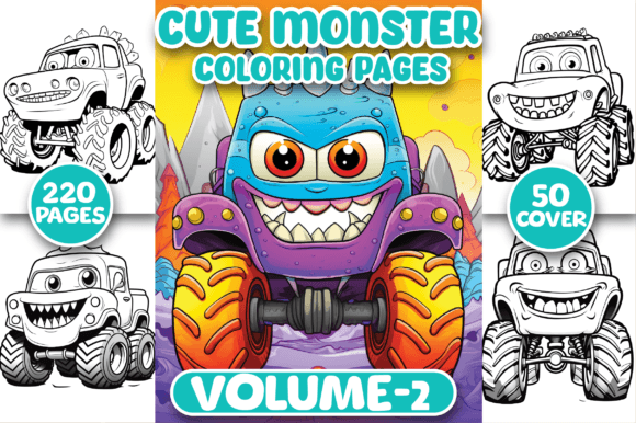 220 Monster Truck Coloring Pages